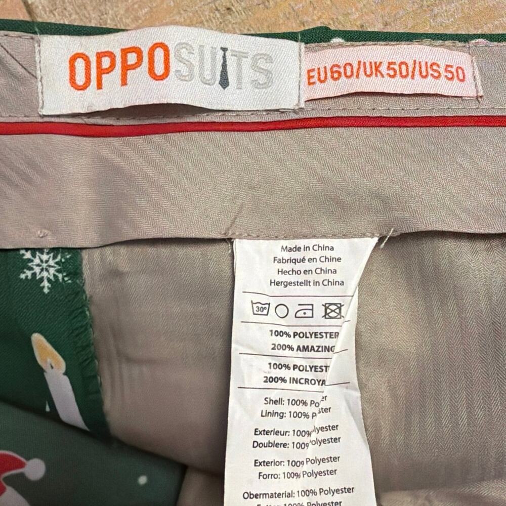 Opposuit Christmas pants funny Santa sz M - Picture 10 of 10